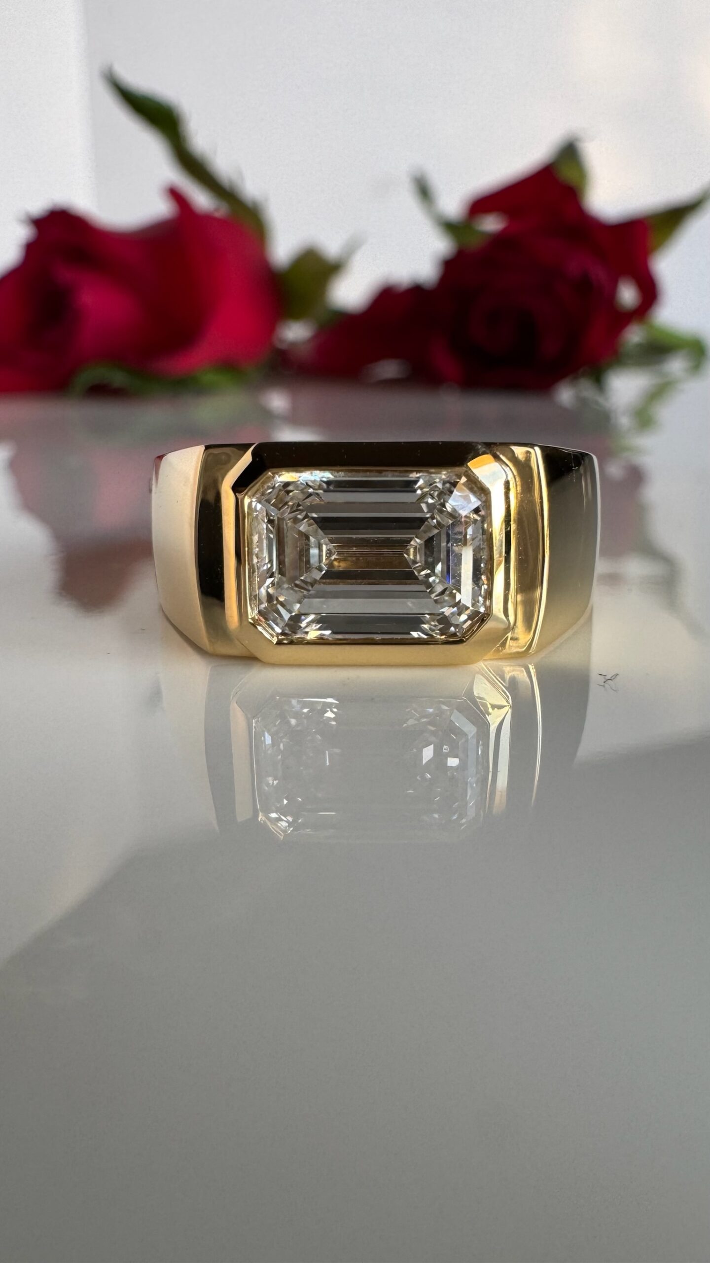 Bespoke diamond engagement ring